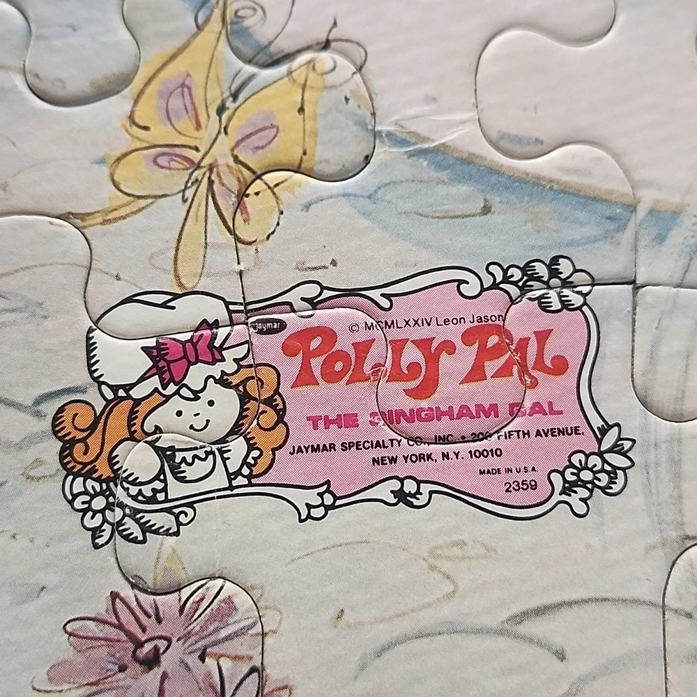 Vintage Polly Pal The Gingham Gal Jigsaw Puzzles Jaymar 1974 Set of 2 Complete